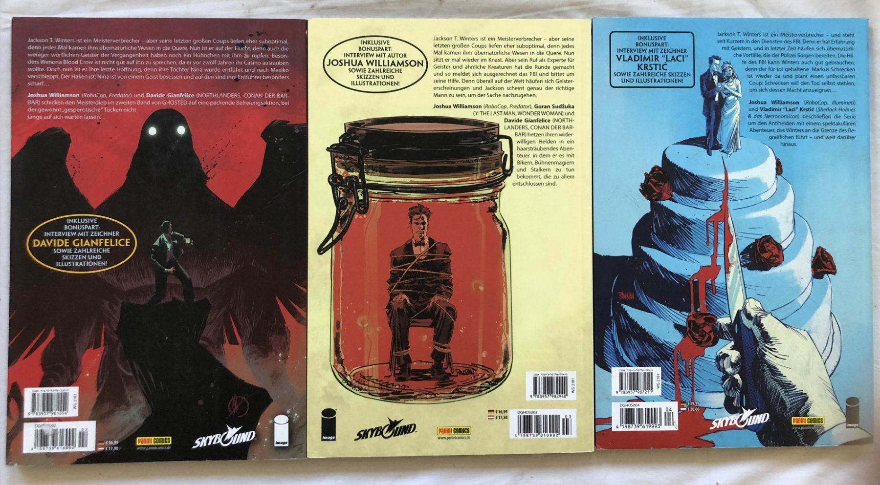Fumetti: GHOSTED - 3xBände Nr.2/3/4 - Panini Comics – Usato da Schaffhausen venduto da durruti 5