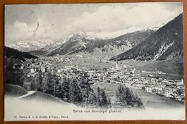Davos vom Gemsjäger gesehen - Panorama 1905