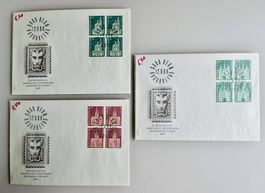 Briefmarken, Ersttagesbriefe in Schutzhülle