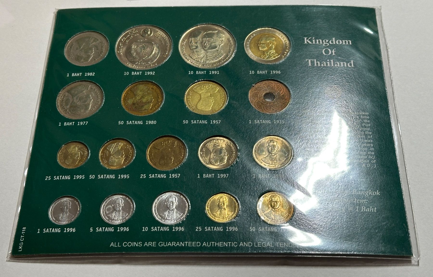 Tutti le monete: THAILAND Circulation & Commemorative Coin Collection 1 – Usato da Riehen venduto da sesambestcoins2004 1