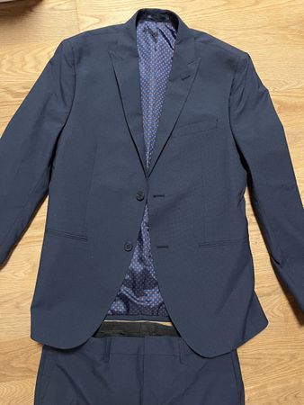 Elegante Herrenanzug, Dunkelblau, Grösse 50 – Top Zustand!