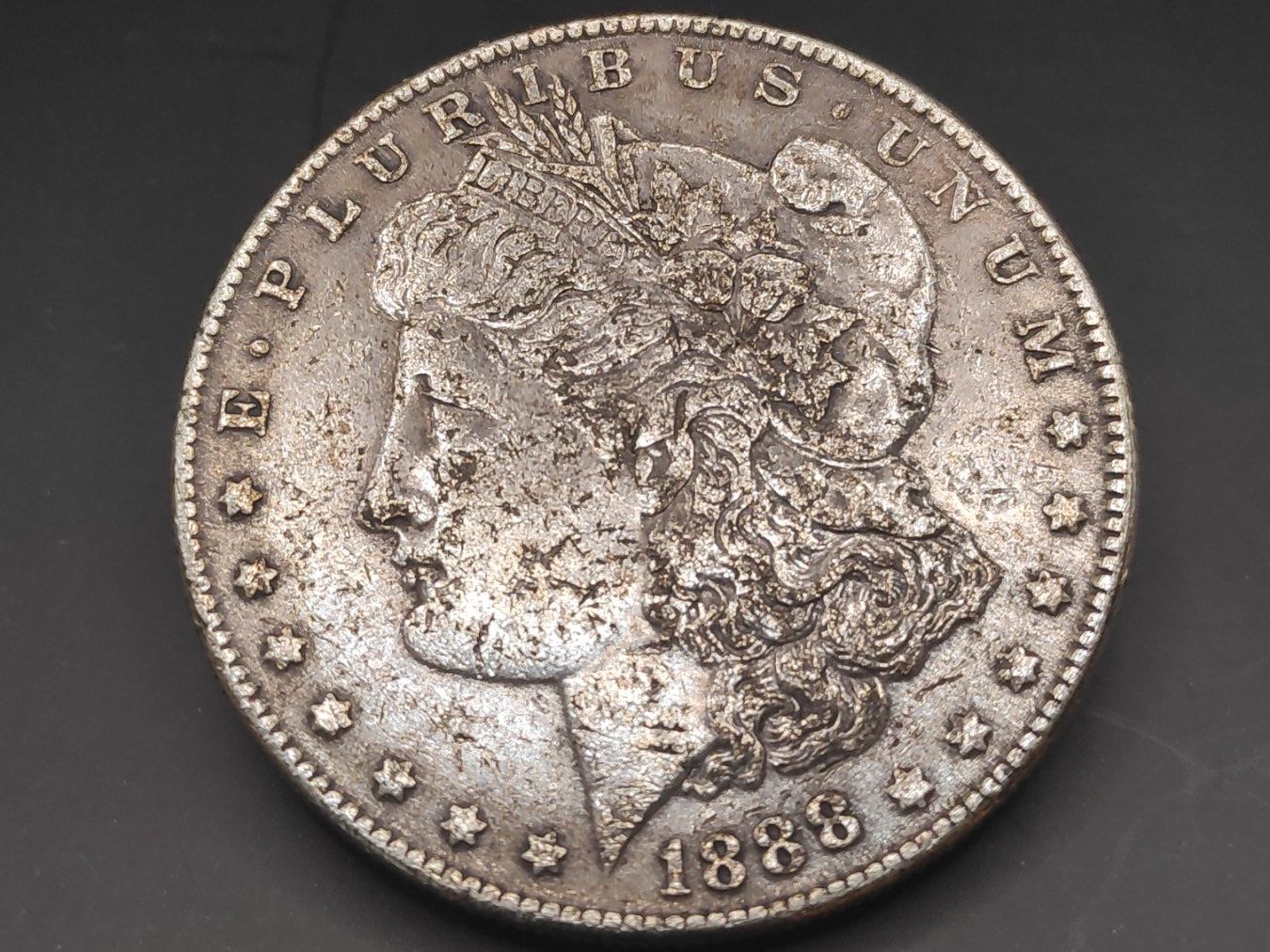 Alle Münzen: 1888 Morgan Silber Dollar – Gebraucht aus Sirnach von Trekk64