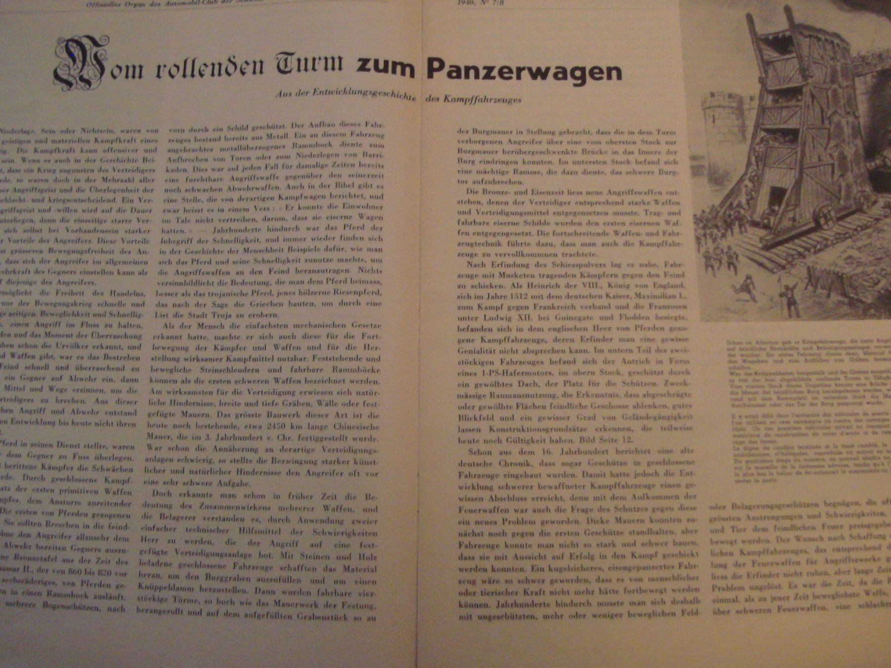 Zeitschriften & Magazine: Zeitung - Auto - ACS - 1940 - Heft Nr. 7/8 – Gebraucht aus Neuenegg von flohcante 5