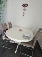 IKEA Rosentorp Ausziehtisch weiss 110/155 cm