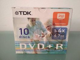 TDK DVD+R 4.7GB 1-8x - 10 Stück