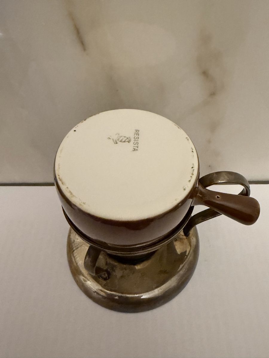 Pfannen: Kleines Butter Réchaud, versilbert , Langenthal, Vintage, – Gebraucht aus Zürich von mimikiki100 3