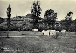 Flaach ZH Campingplatz Schwimmbad TCS , ca.1950