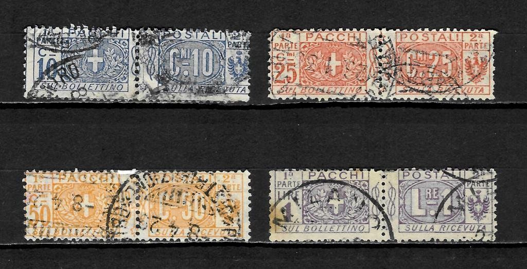 Tutti i francobolli: 1914-1922 Italien Regno "Pacchi" /° – Usato da Sorengo venduto da eme_wk9w