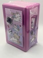 Spardose Safe 18x12x9.5cm neu mit Schloss Motiv Katzen