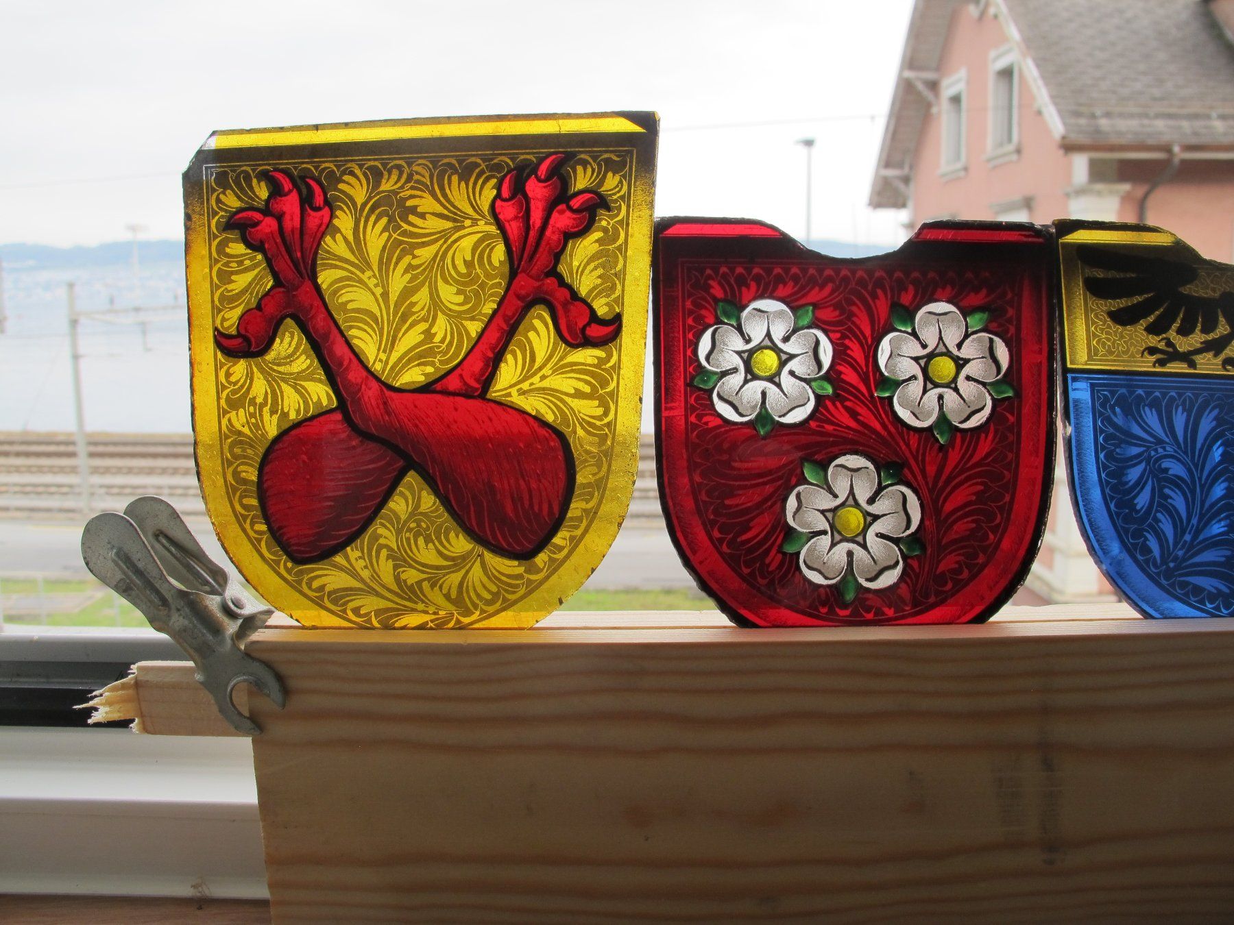 Sonstige Antiquitäten & Kunst: 5 antike Wappenscheiben 18/19 Jh – Gebraucht aus Wädenswil von Turusukko 2