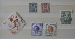 Briefmarken aus Monaco, gestempelt+ungestempelt/postfrisch