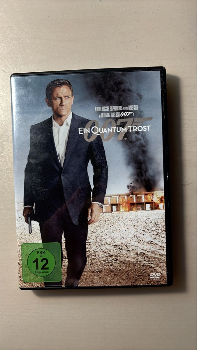 Tutti i DVDs: James Bond 007: Ein Quantum Trost - DVD Top Zustand! (2106) – Usato da Ruswil venduto da Slivio_