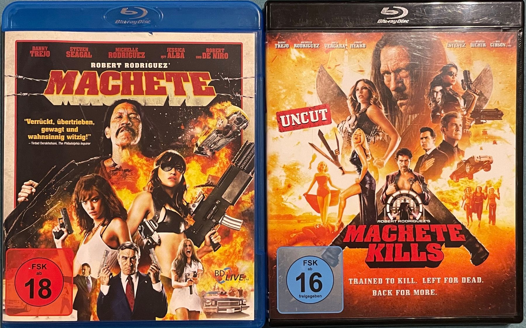 Tutti i DVDs: Machete / Machete Kills – Nuovo (secondo la descrizione) da Waldenburg venduto da Gonzo8
