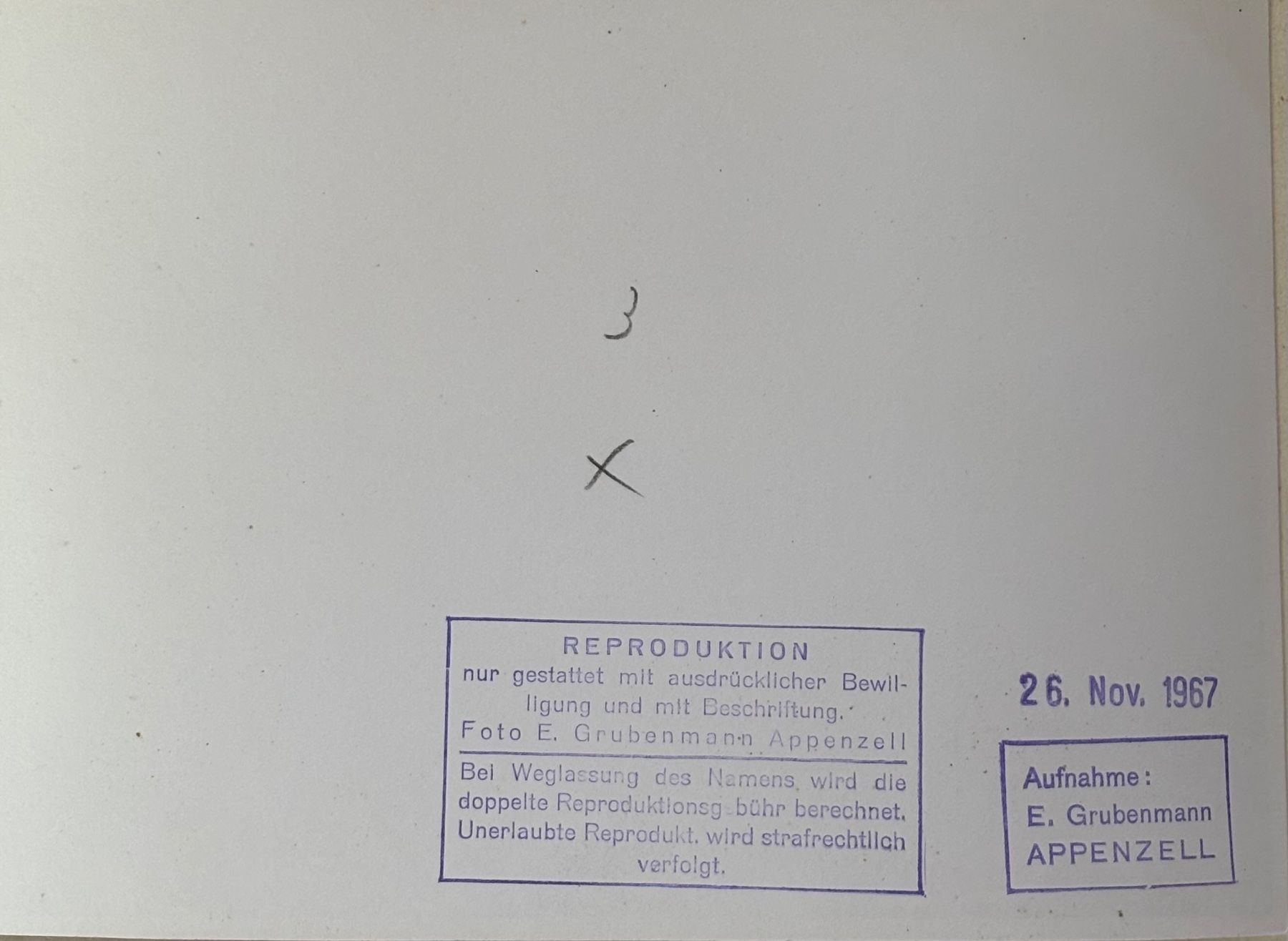 Cartes postales: Foto E. Grubenmann, Appenzell, 13 x 18 cm – D'occasion à Frauenfeld par Merk52 1