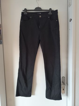 Schicke Ellen Amber Damenhose, Jeans, Gr. 40, Schwarz, Top