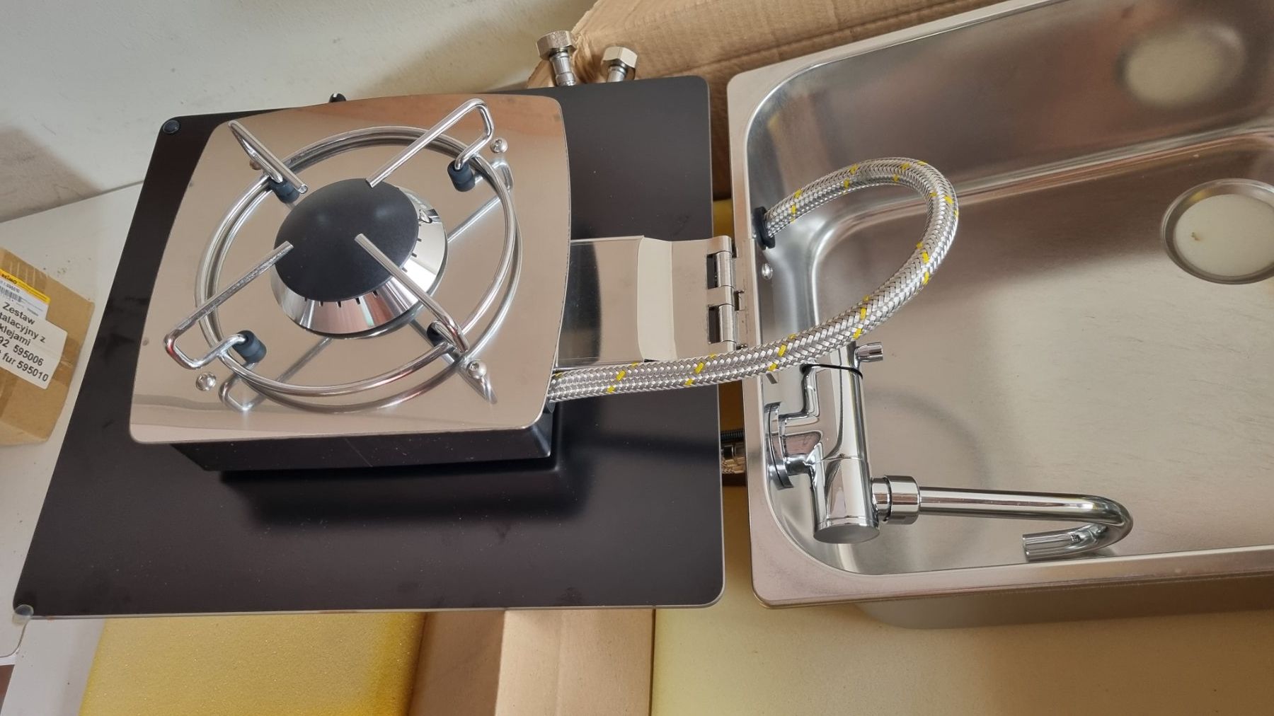Cucine complete: Spüle mit Kochfeld Camper Wohnmobil – Nuovo e nell'imballaggio originale da Fürigen venduto da Bucheli59 5