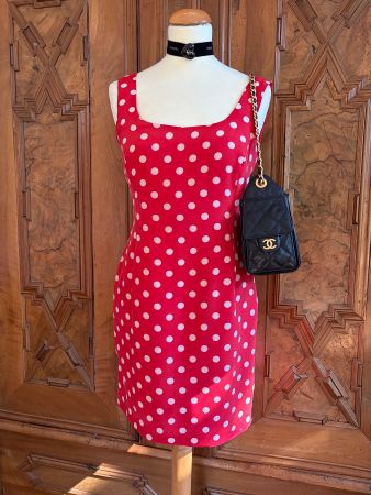 VINTAGE GEORGIOU Kleid aus 100 % Seide   Größe S