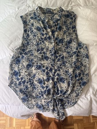 Chemisier d'été Brandy Melville fleuri - Taille unique
