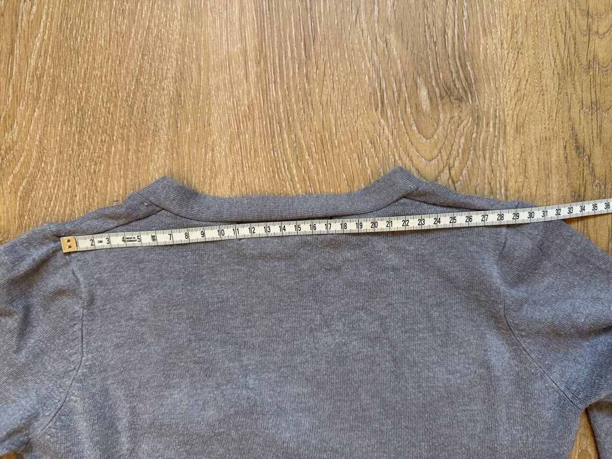 Zara Maglioni & Felpe: Pull maille col  en V gris Zara, t.36/S – Usato da Tavannes venduto da Thriftshop 3