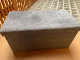Box, faltbare Sitztruhe, Kiste, Aufbewahrung