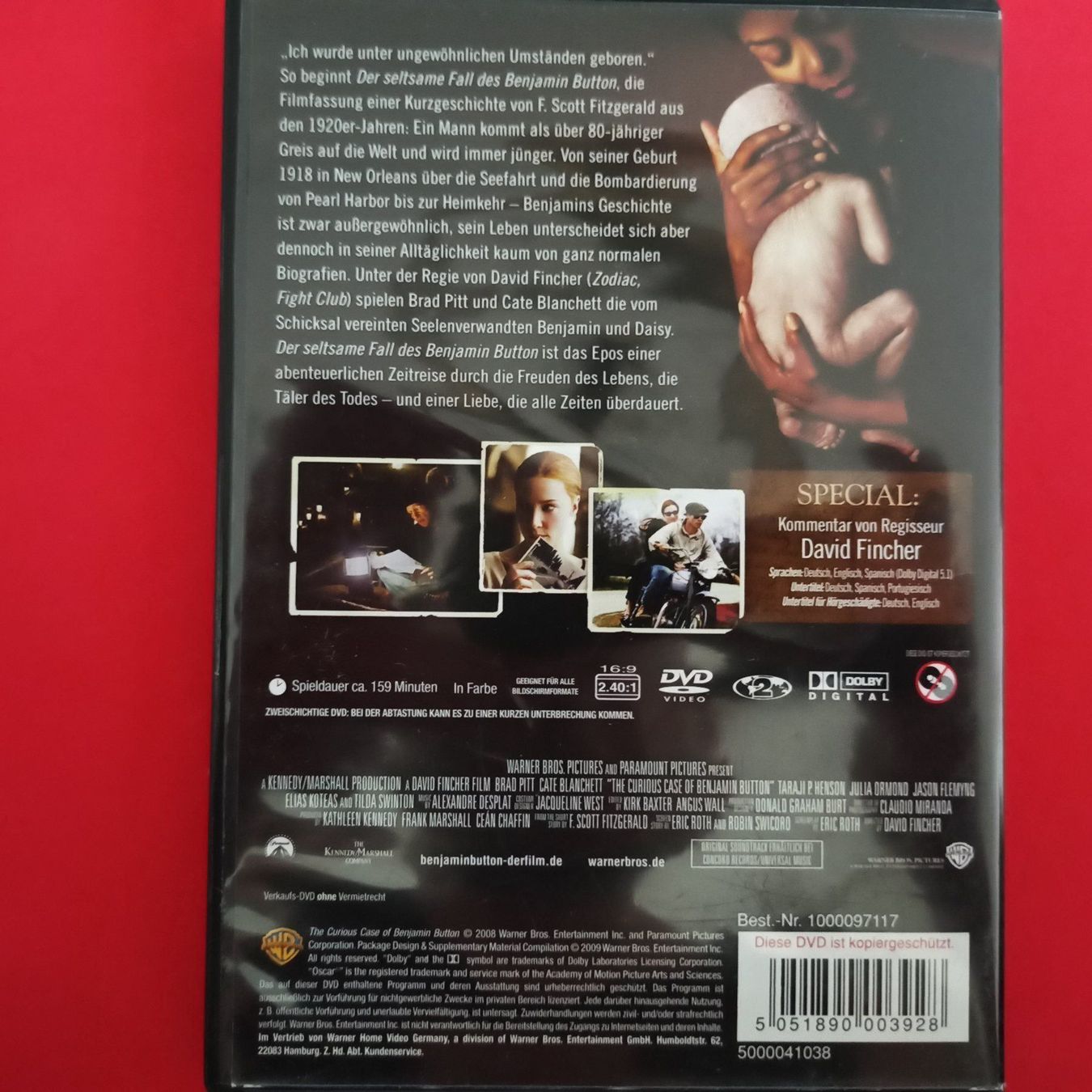 Tutti i DVDs: Der seltsame Fall des Benjamin Button – Usato da Dübendorf venduto da kb86_MOVIE 1
