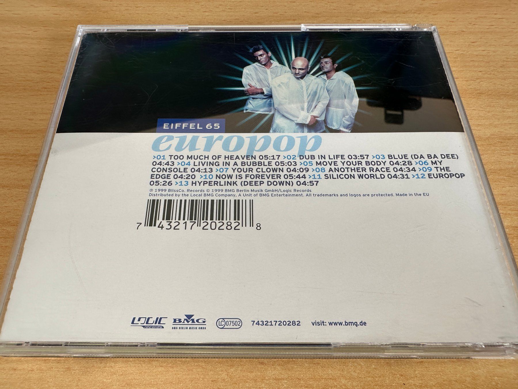 CD: Eiffel 65 – Europop – Usato da Rikon im Tösstal venduto da Alpenmutz 1