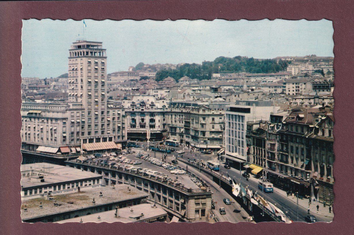 Cartoline postali: LAUSANNE - Bel-Air – Usato da Pully venduto da nicecards