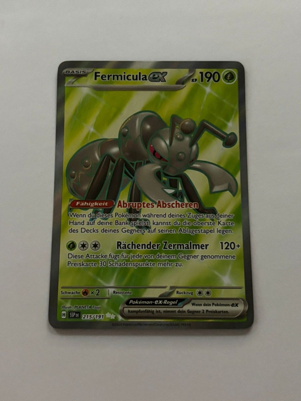 Pokémon Carte collezionabili: Pokemon-Karte Fermicula Ex 215/191 – Usato da Herisau venduto da Seyashop1