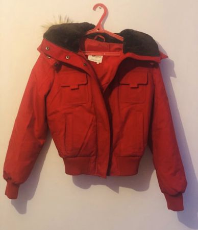 Stylish GAS Winter Padded Jacket with Fur Hood - Size 40