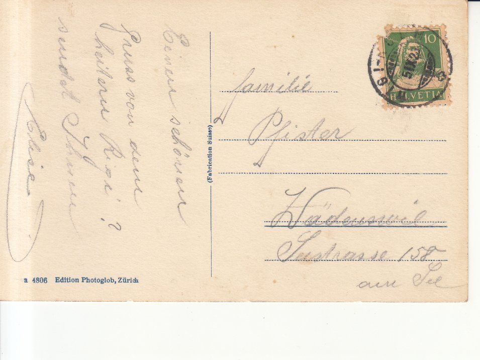 Cartoline postali: Rigi Kulm 1923 – Usato da Bürglen TG venduto da StampGraf 1