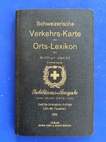 Schweizerische Verkehrs-Karte mit Orts-Lexikon. 1926