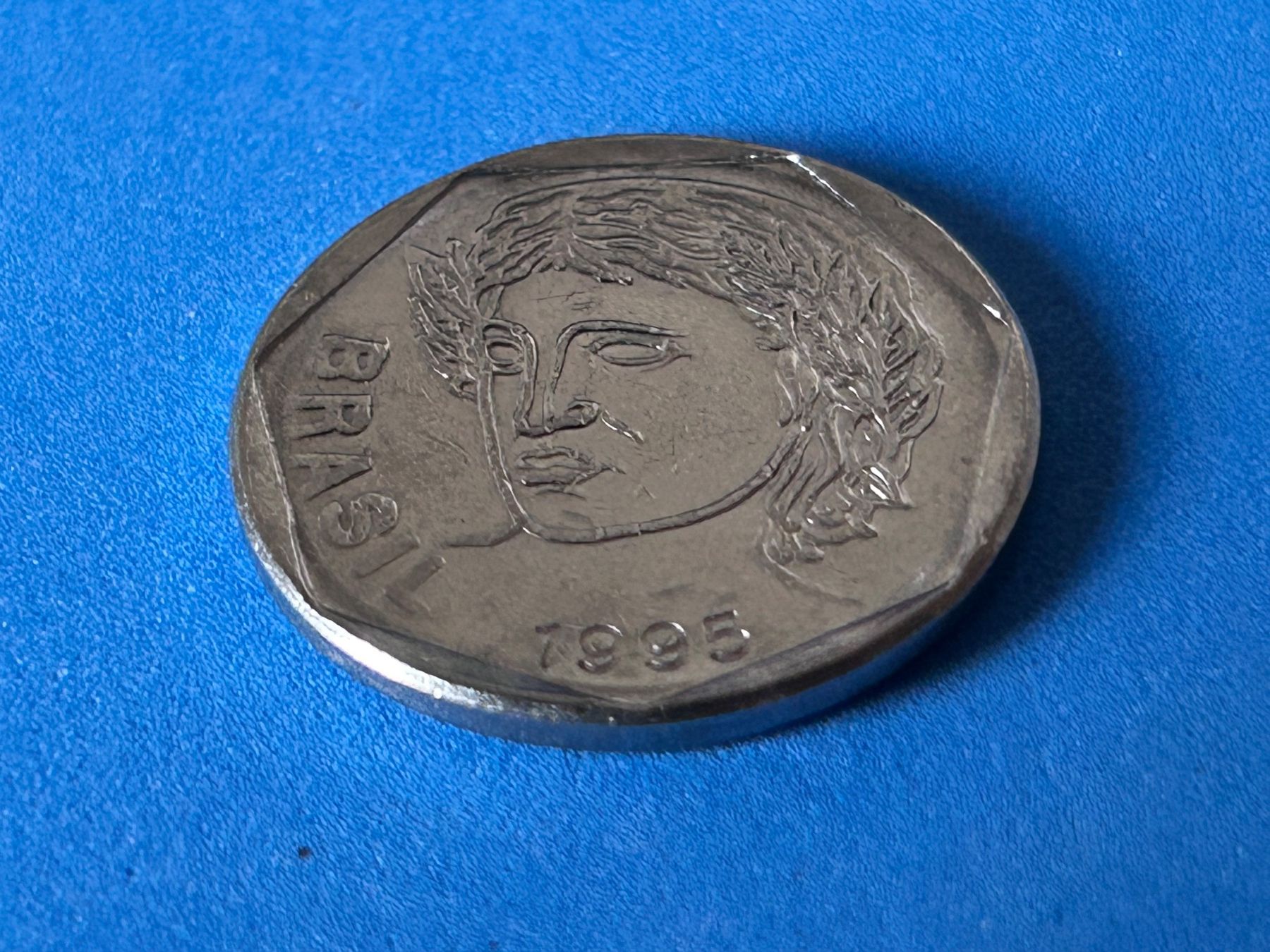 Tutti le monete: Brazil - 25 Centavos 1995 – Usato da Corcelles NE venduto da AJKader 9