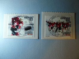 2020 Sondermarken Eishockey-WM ET Vollstempel-ORT 1766-1767