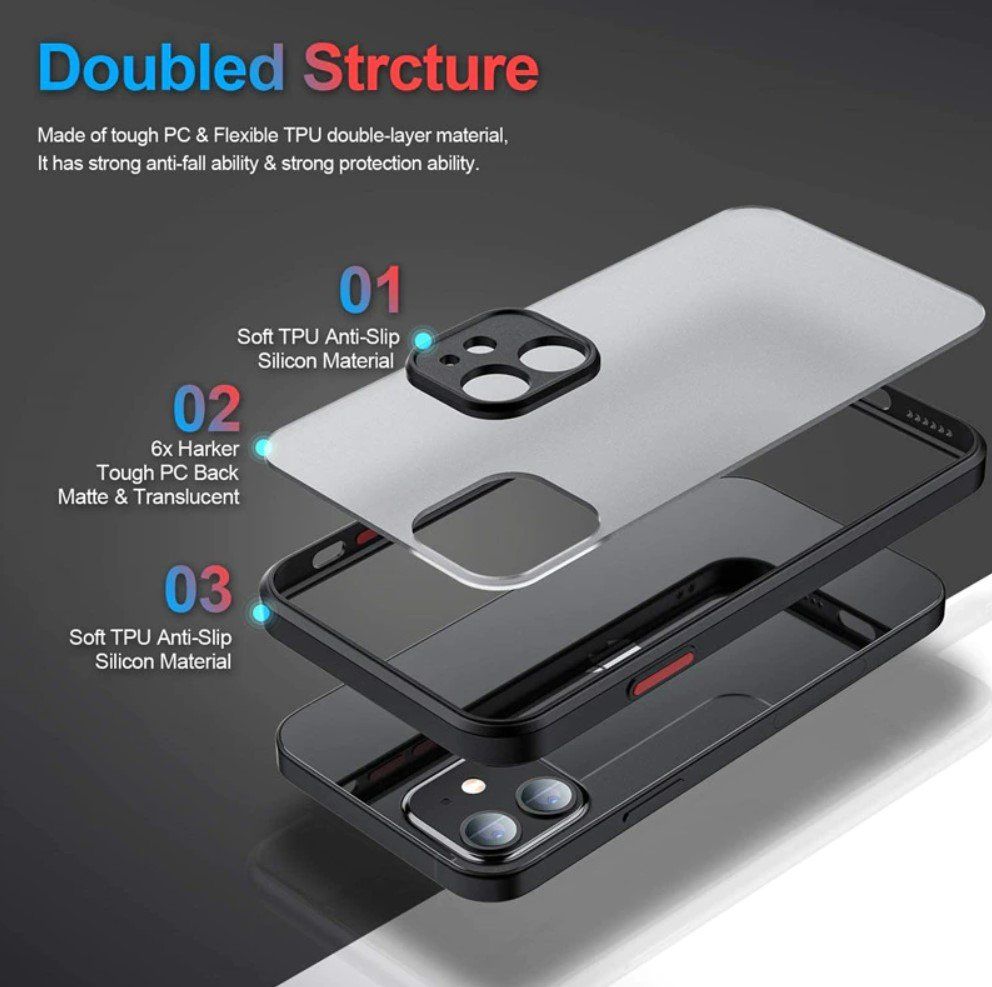 Cover & Protezioni schermo: iPhone 14 Pro - Matt Clear Hülle Case transparent black – Nuovo e nell'imballaggio originale da Rorschacherberg venduto da elektrofreak 2