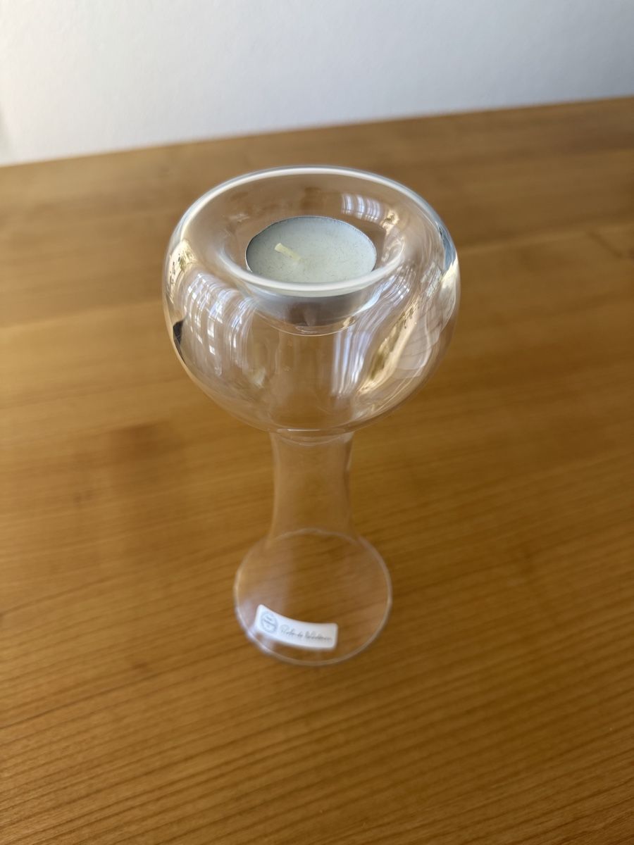 Glasi Hergiswil Portacandele: Glas Kerzenhalter von Roberta Niederer – Usato da Uster venduto da eli_c5fv