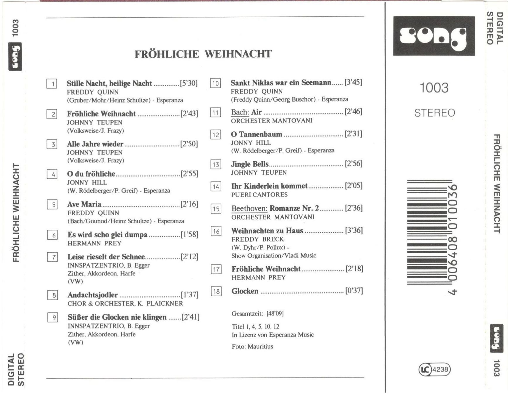 CDs: Fröhliche Weihnacht CD – Gebraucht aus St. Margarethen TG von ursk10 1