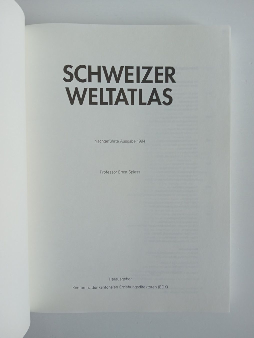 Libri: Schweizer Weltatlas 90er 1994 – Usato da Allschwil venduto da Evgeniia78 1