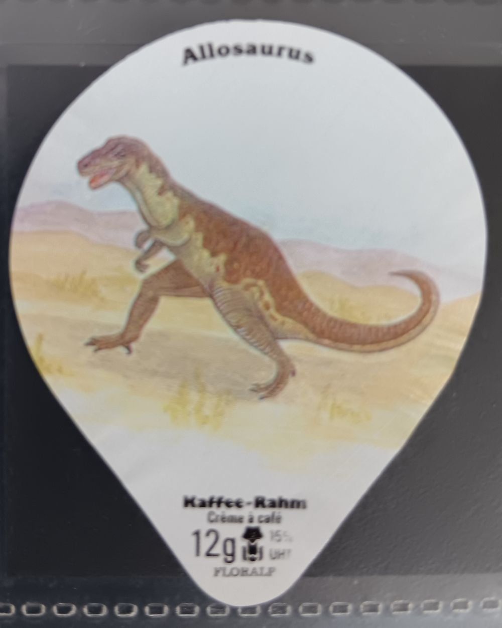Kaffeerahmdeckel: PS Serie 12/93 Dinosaurier – Gebraucht aus Matzingen von zingana