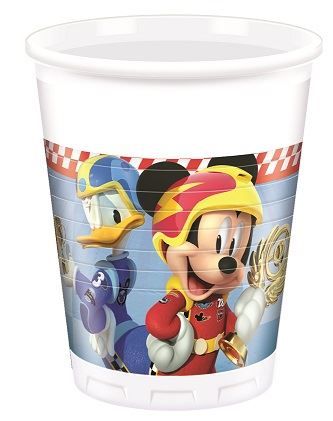 Disney Tutte le decorazioni: Mickey Maus / Plastikbecher 0.2l / 8Stk. – Nuovo e nell'imballaggio originale da Wetzikon ZH venduto da partyonlineshop