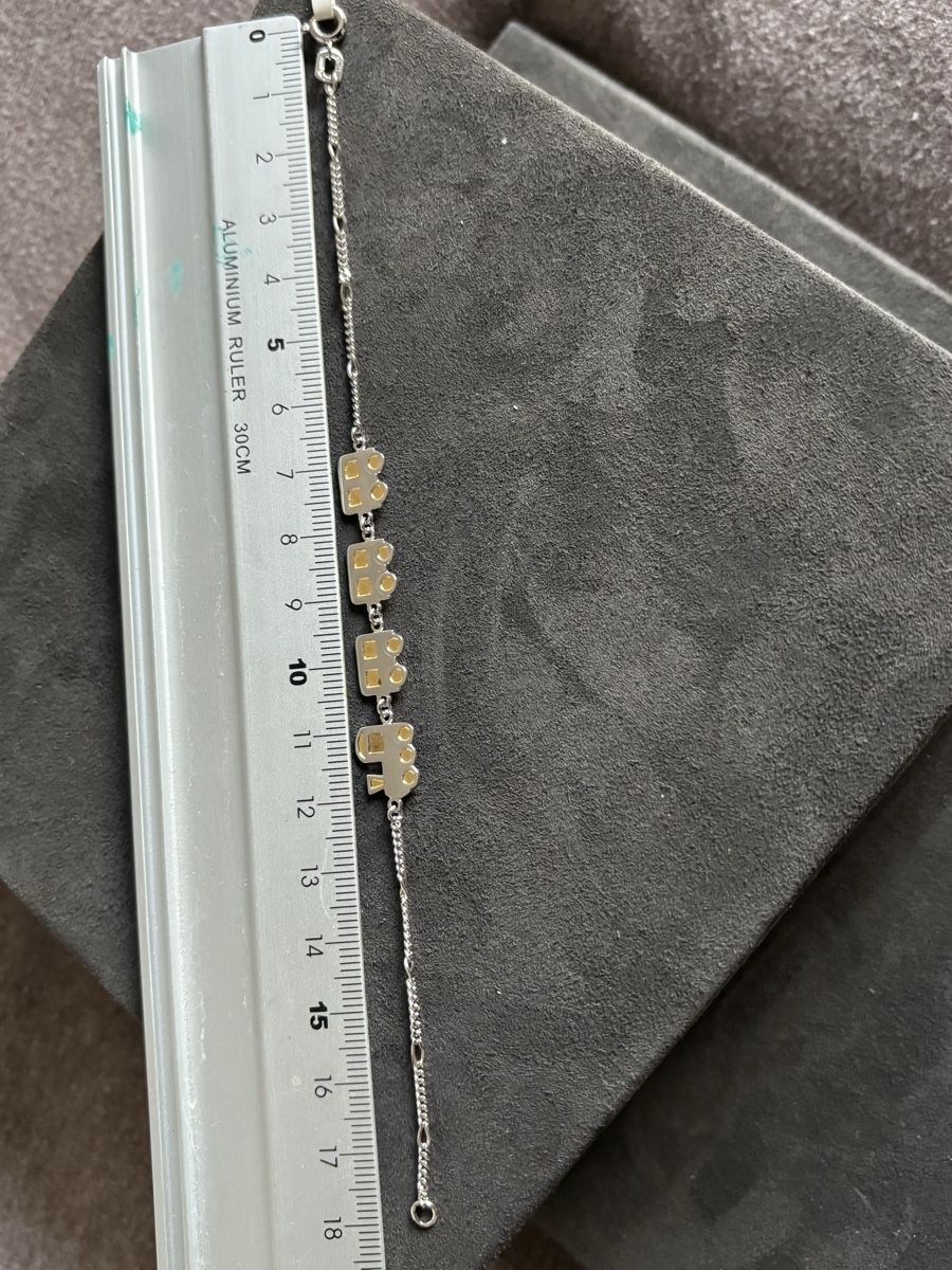 Armbänder & -reifen: Biclolor Armbändeli 800er Silber/Gold 18cm – Neu und originalverpackt aus Flums von Limatools 4