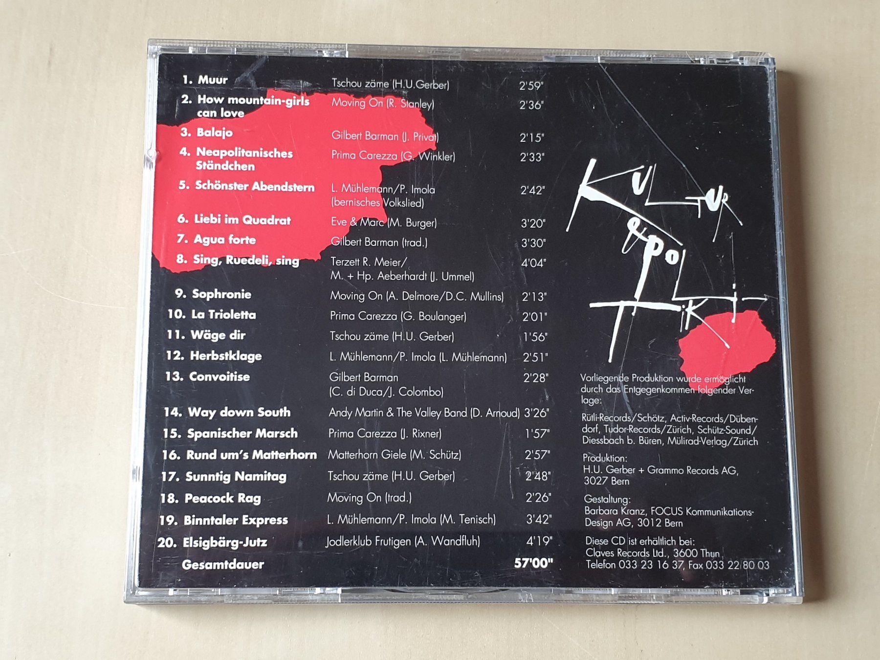 CD: Kultur und Politik – Usato da Stansstad venduto da collectorsshop 1