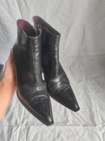 FABI High Heels Gr. 35 – Schwarz/Weinrot – Glanzleder – OVP