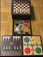 Vintage Schach/Spiele - Box „Holz“