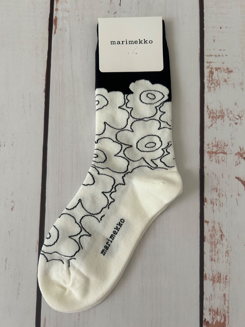 Calze: Marimekko socks pop-up flower print – Nuovo e nell'imballaggio originale da Zürich venduto da Ferienan 2