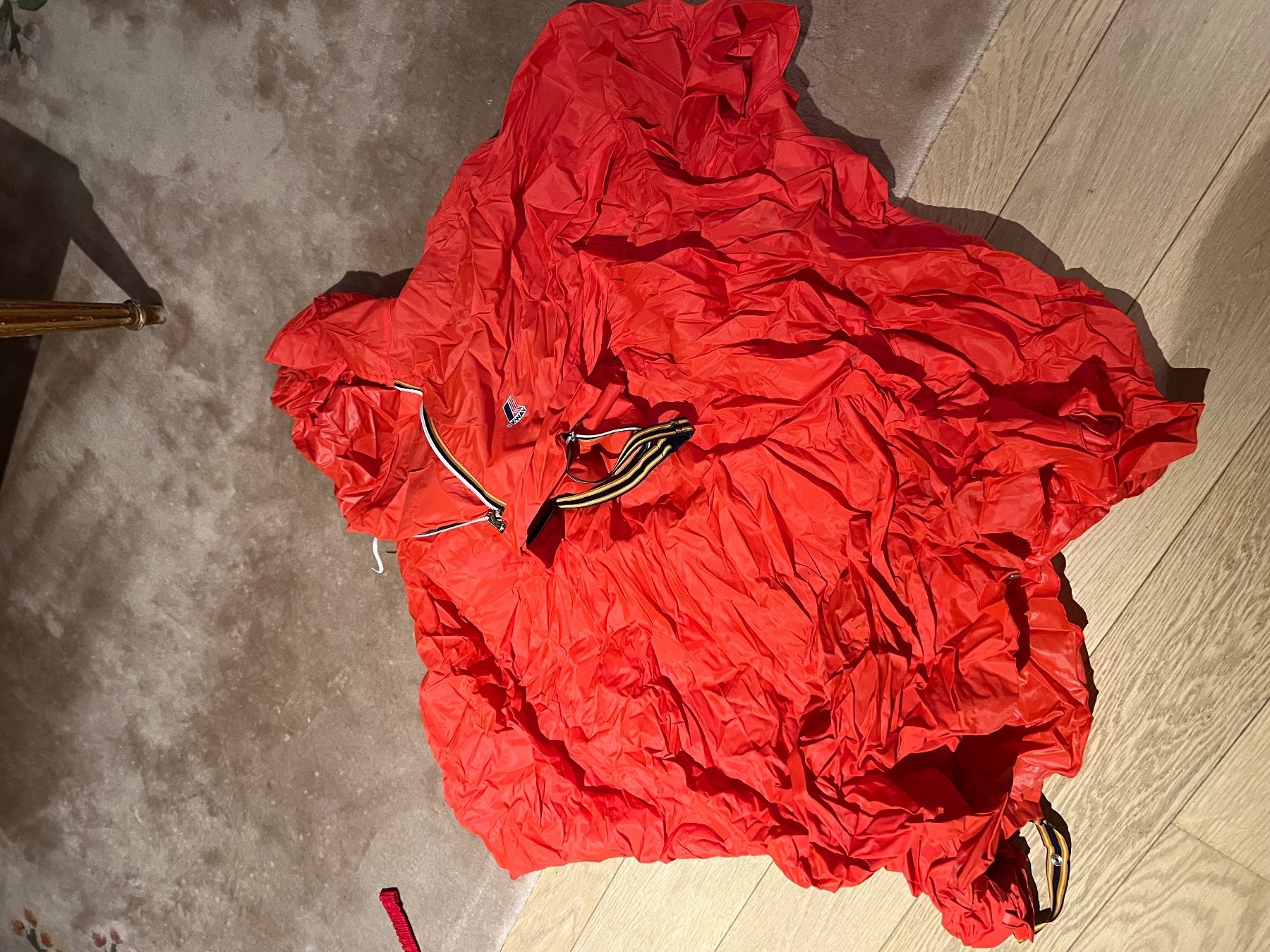 Giacche: Kway Pancho orange vintage – Usato da Veyrier venduto da Jeffdodo 3