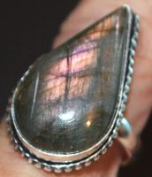 Ring L-7380 – Labradorit – Verstellbar