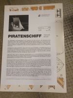 Bastelbogen: Piratenschiff zum selber Basteln,neu