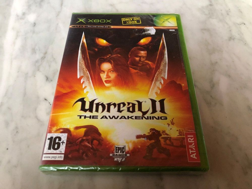 Jeu Xbox Unreal II The Awakening - Version PAL FR Complète (boîtier, CD, Notice) - Bon état