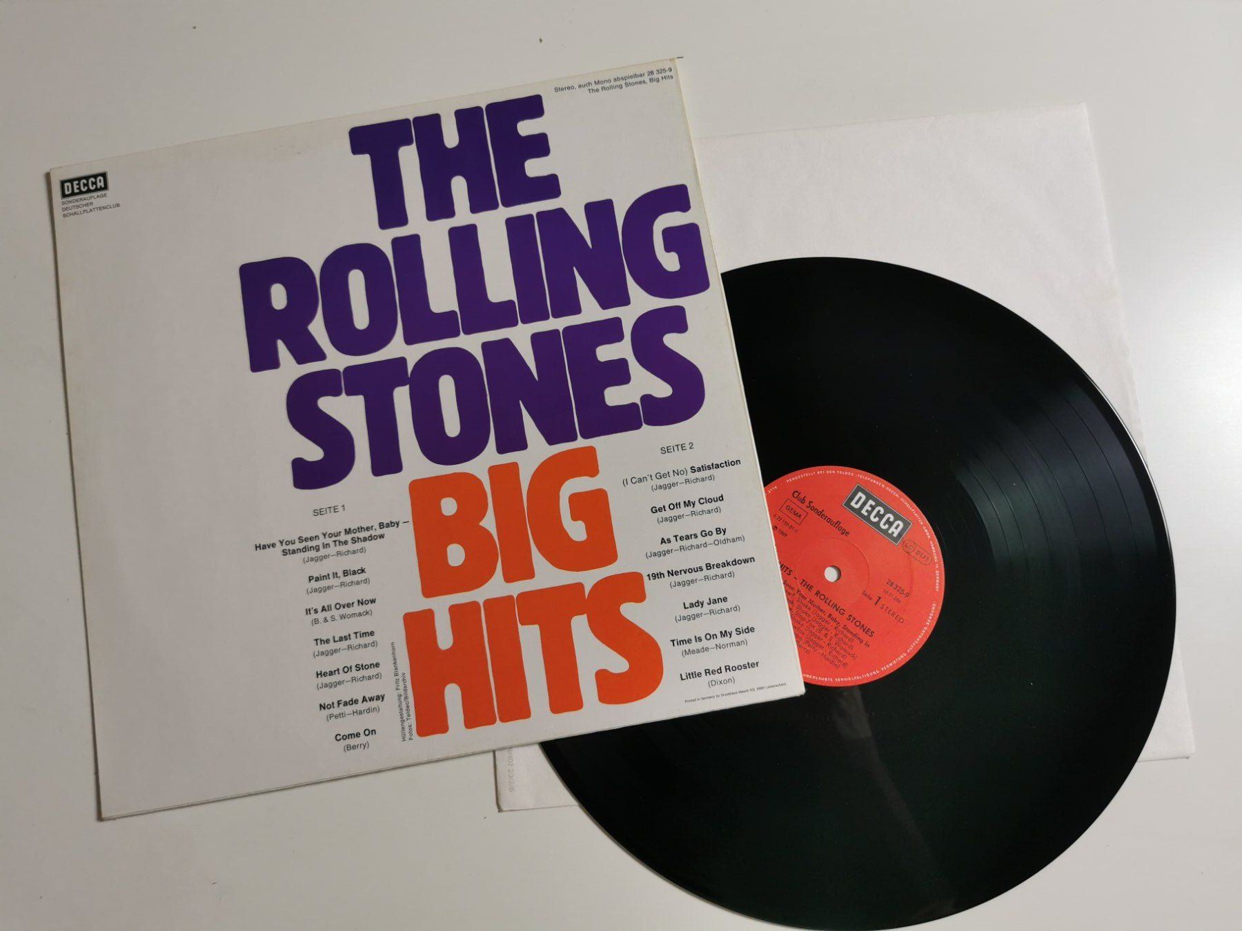 Dischi in vinile: Rolling Stones - Big Hits – Usato da Grafenried venduto da Jukebox70 1
