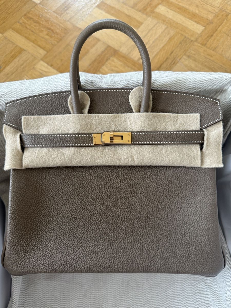 Hermès Borse da donna: Hermes birkin 25 Etoupe – Nuovo (secondo la descrizione) da Oetwil a.d. Limmat venduto da Pepsi79
